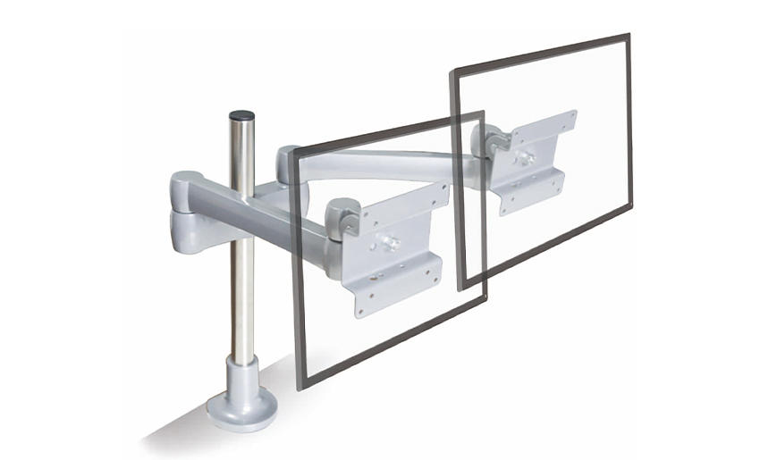 Dual Monitor Mount For 17''-27'' Screens Arm