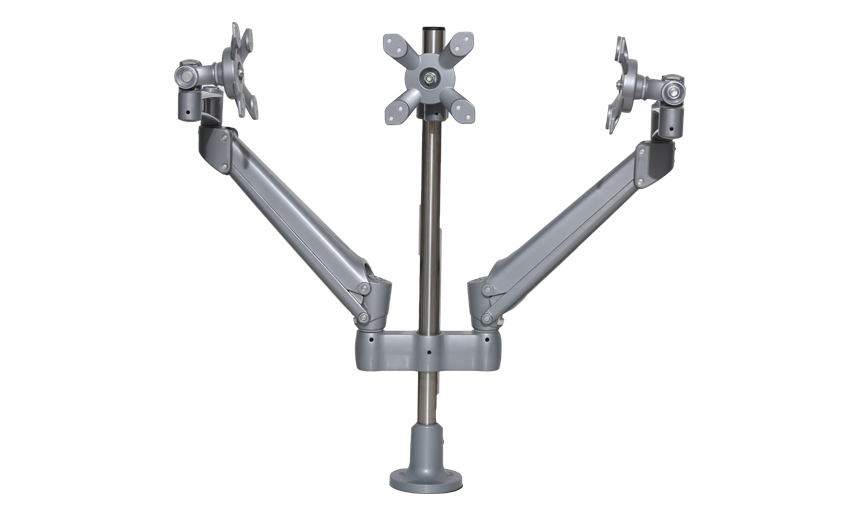 Multi-function trible screen monitor stand