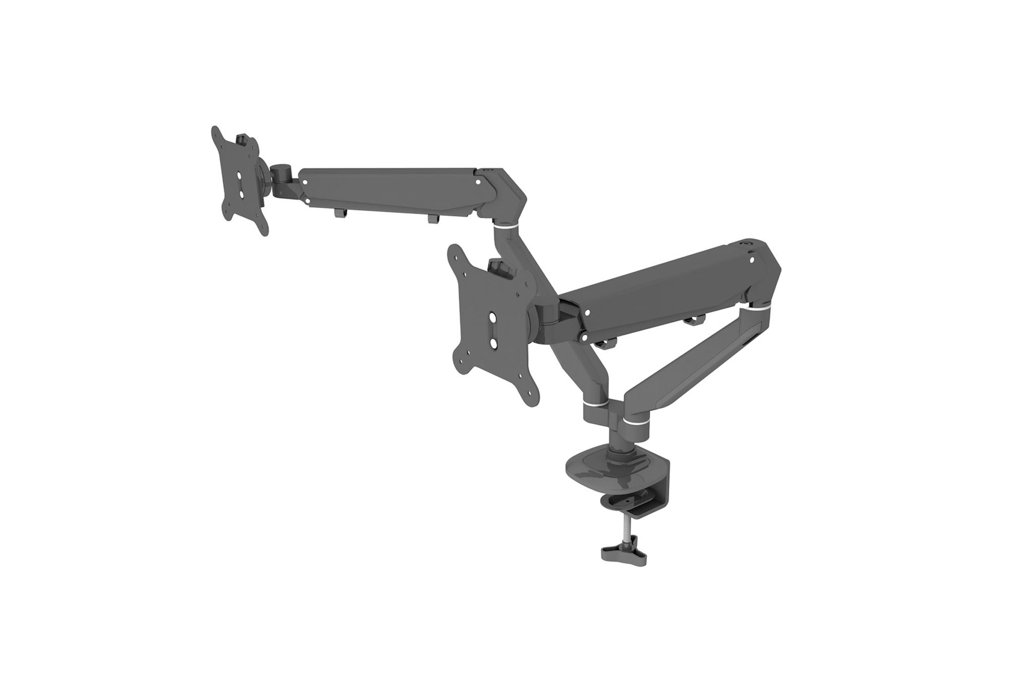 Monitor gas arm with desk mount