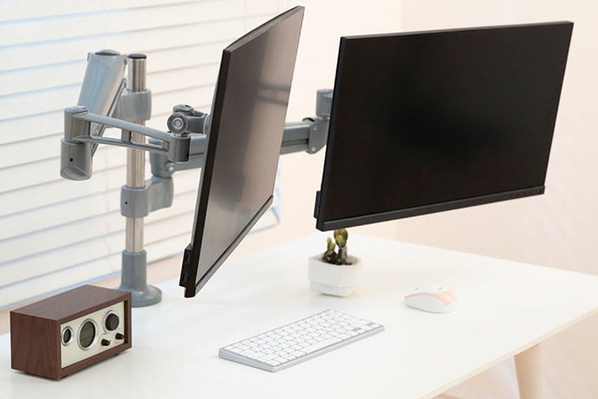 Adjustable  Computer Monitor Mount for Single LCD Flat Screen