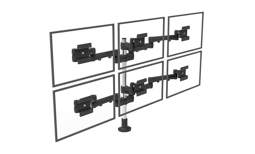 Multi Screens Adjustable Lcd Monitor Desk Mount Stand